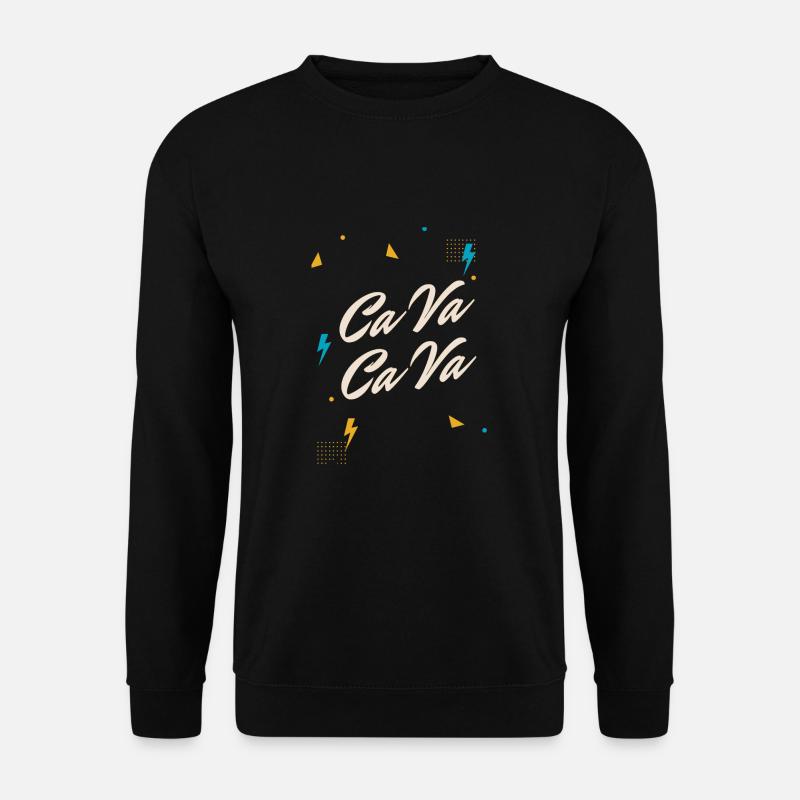 ca va design im pop art stil - Unisex Pullover - Schwarz