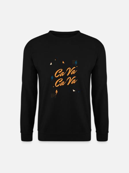 ca va design im pop art stil - Unisex Pullover - Schwarz