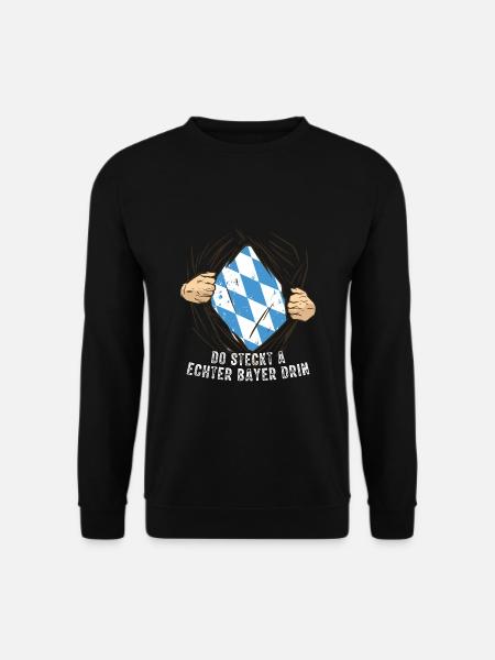 Echter Bayer - Unisex Pullover - Schwarz