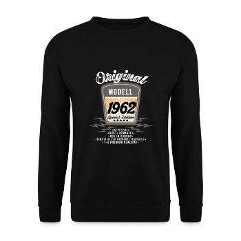 Modell 1962 - Unisex Pullover - Schwarz - Vorne - Alina (178cm) & Michal (187cm)