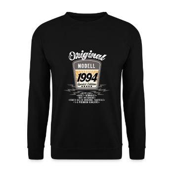 Modell 1994 - Unisex Pullover - Schwarz - Vorne - Alina (178cm) & Michal (187cm)