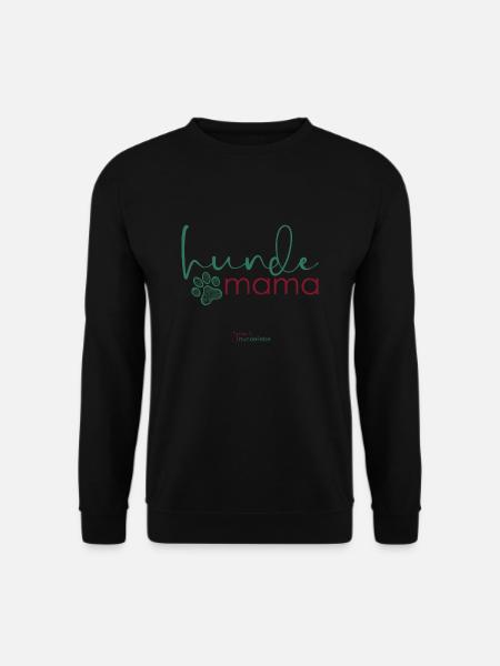 jowi_hundeliebe Hundemama - Unisex Pullover - Schwarz