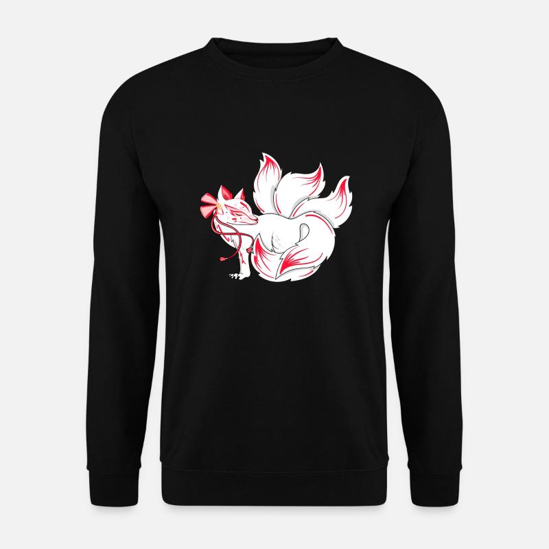 Kitsune - Sweat-shirt Unisexe - noir