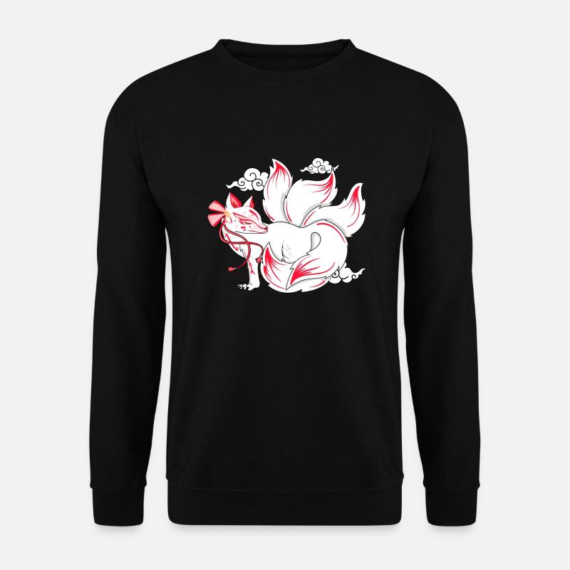 Kitsune - Sweat-shirt Unisexe - noir