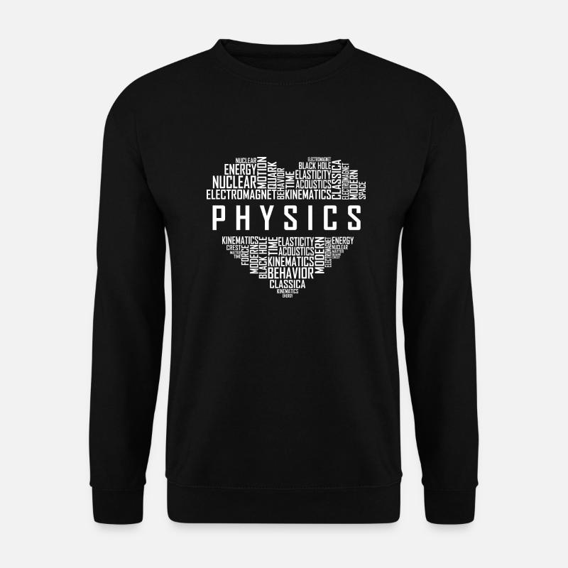 Physics - Heart - Unisex Sweatshirt - black