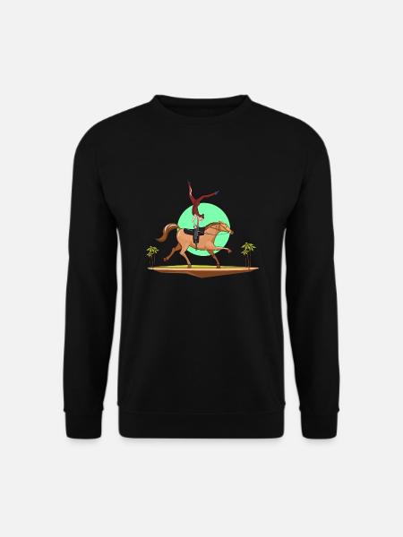 Horse Vaulting - Unisex Sweatshirt - black