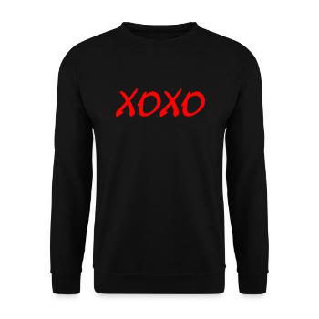 Xoxo - Sweat-shirt Unisexe - noir - Devant - Alina (178cm) & Michal (187cm)
