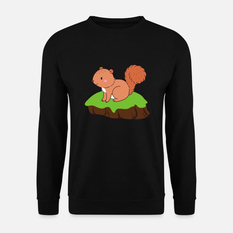 Squirrel - Unisex Sweatshirt - black