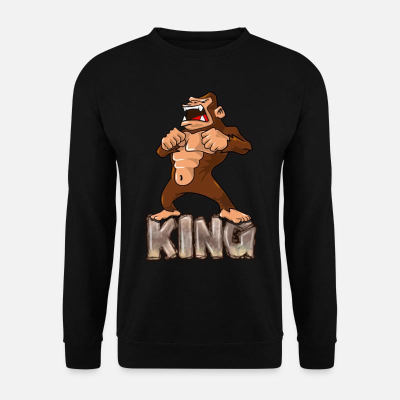 Gorilla - Unisex Pullover - Schwarz