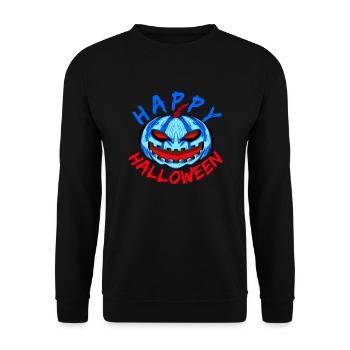 Joyeux halloween - Sweat-shirt Unisexe - noir - Devant - Alina (178cm) & Michal (187cm)