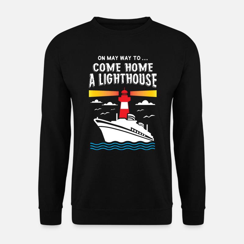 Lighthouse - Unisex Pullover - Schwarz