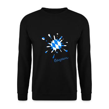 Bayern bayern Bavaria - Unisex Pullover - Schwarz - Vorne - Alina (178cm) & Michal (187cm)