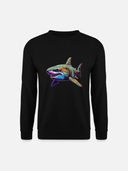 Hai - Unisex Pullover - Schwarz