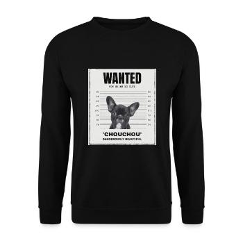 Too cute - Sweat-shirt Unisexe - noir - Devant - Alina (178cm) & Michal (187cm)