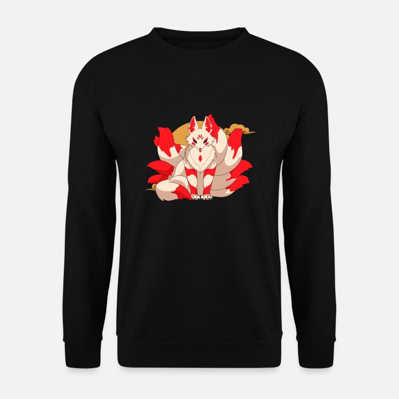Kitsune - Unisex Pullover - Schwarz
