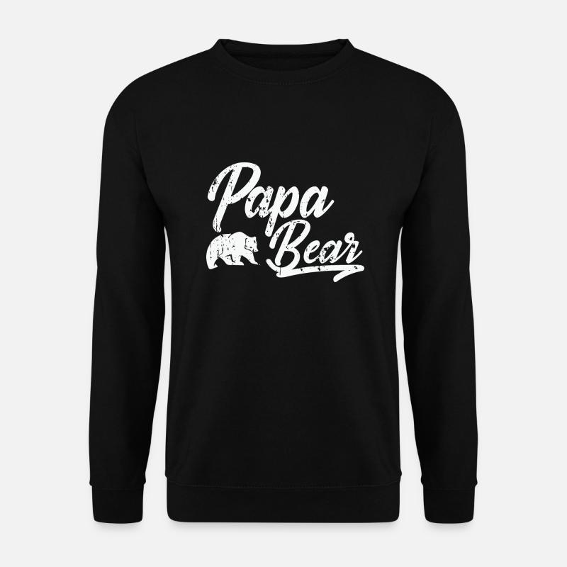 Papa Bear - Unisex Pullover - Schwarz