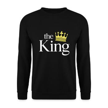 Partner Look Couple Partner Couple Couple Family - Unisex Sweatshirt - black - Front - Alina (178cm) & Michal (187cm)
