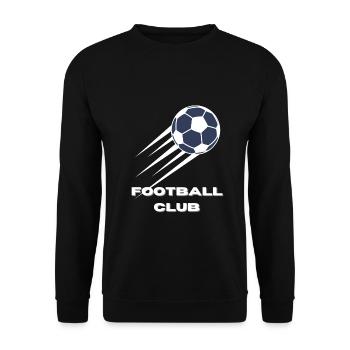 Football Club - Unisex Sweatshirt - black - Front - Alina (178cm) & Michal (187cm)