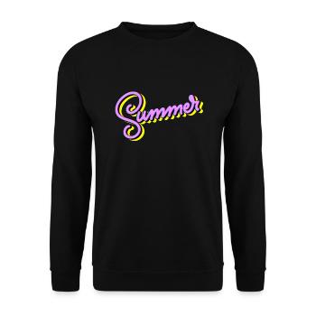 Summer - Unisex Pullover - Schwarz - Vorne - Alina (178cm) & Michal (187cm)