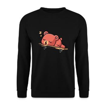 Skater boy - Unisex Sweatshirt - black - Front - Alina (178cm) & Michal (187cm)