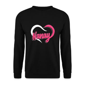 Philippines - Nanay - Unisex Sweatshirt - black - Front - Alina (178cm) & Michal (187cm)