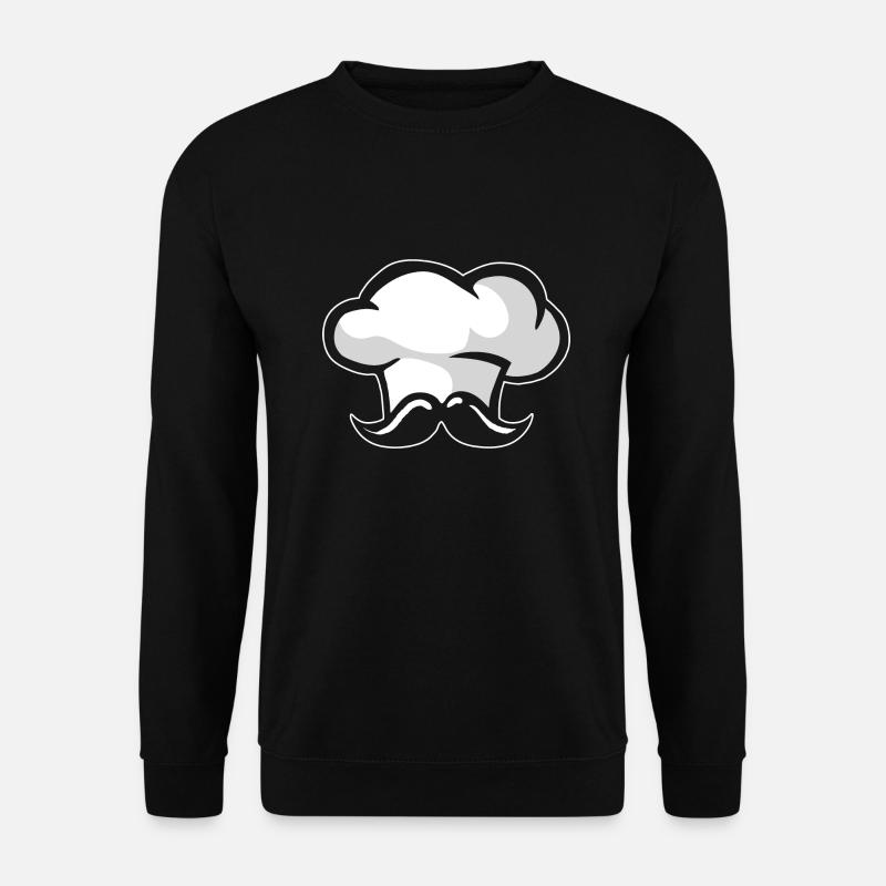 Männliche Chef Hut - Unisex Pullover - Schwarz