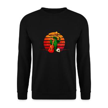 Cactus - Sweat-shirt Unisexe - noir - Devant - Alina (178cm) & Michal (187cm)