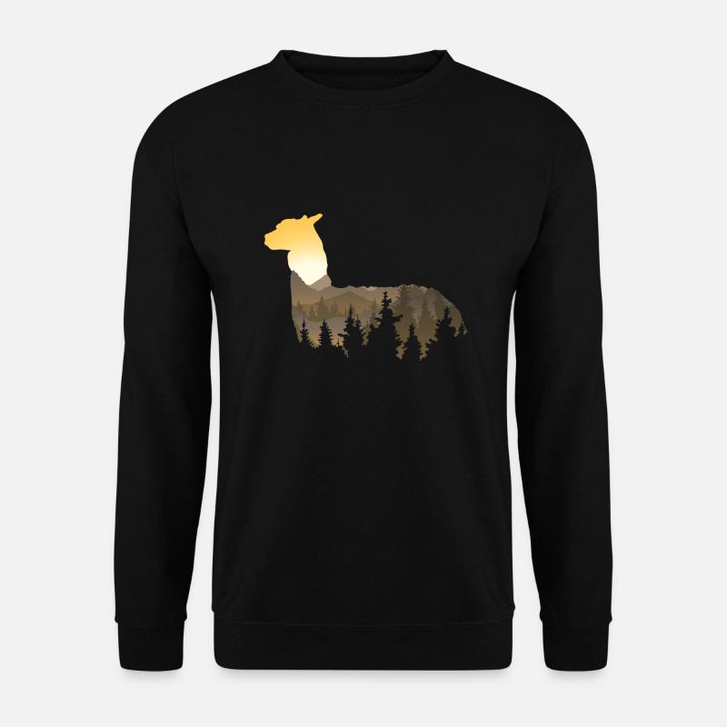 Llama - Unisex Sweatshirt - black