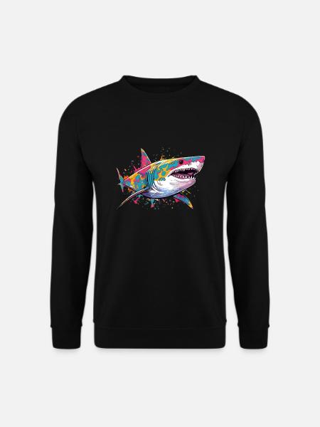 Hai - Unisex Pullover - Schwarz