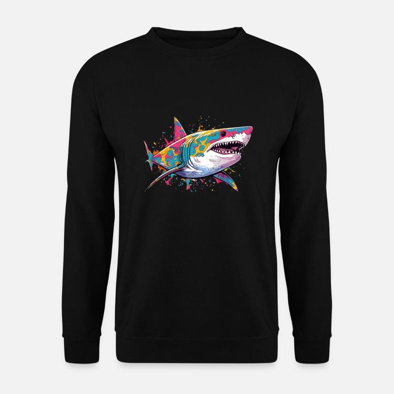 Shark - Unisex Sweatshirt - black