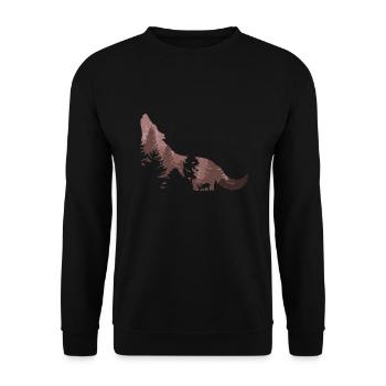 Timber Wolf - Unisex Pullover - Schwarz - Vorne - Alina (178cm) & Michal (187cm)
