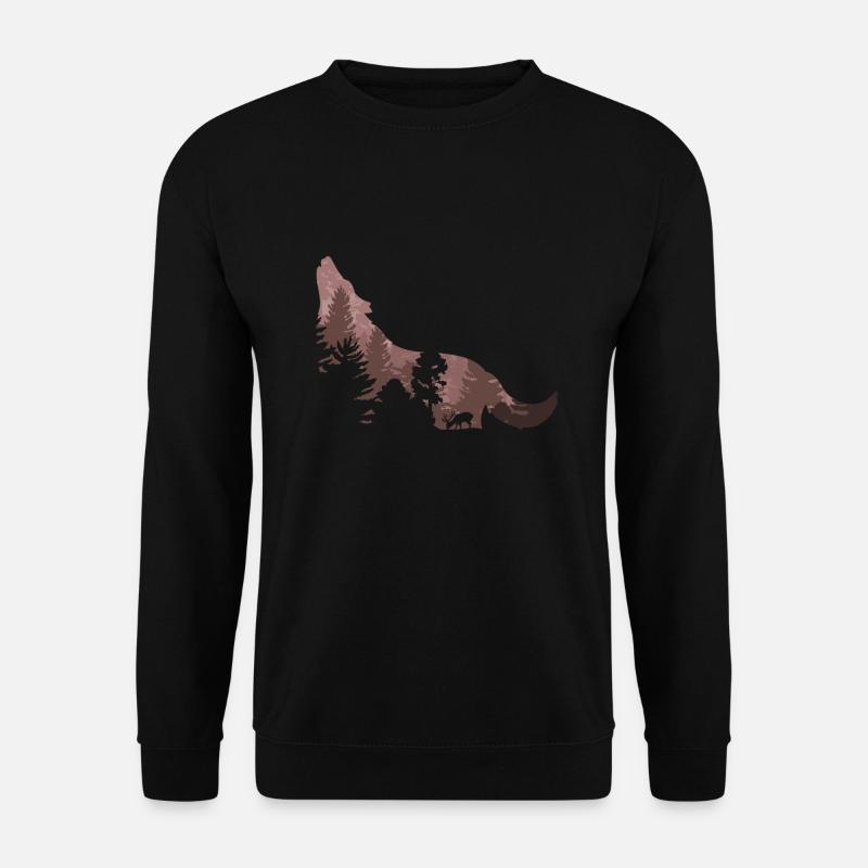 Timber wolf - Unisex Sweatshirt - black
