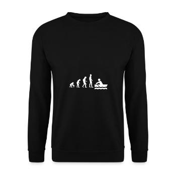 Evolution Aviron Sport Hobby - Sweat-shirt Unisexe - noir - Devant - Alina (178cm) & Michal (187cm)