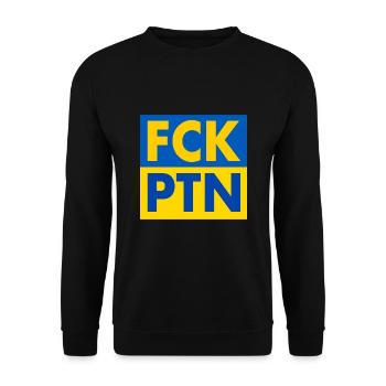 Fck ptn - Unisex Sweatshirt - black - Front - Alina (178cm) & Michal (187cm)