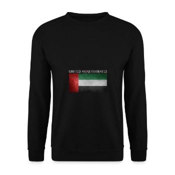 Emirats Arabes Unis Dubaï Abu Dhabi - Sweat-shirt Unisexe - noir - Devant - Alina (178cm) & Michal (187cm)