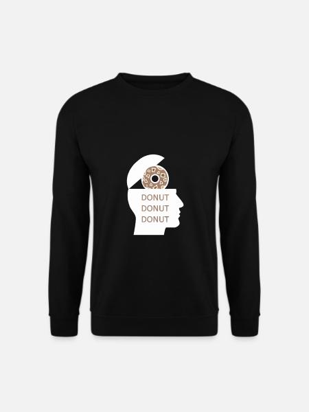 Donut Donut Donut Lustiges Design - Unisex Pullover - Schwarz