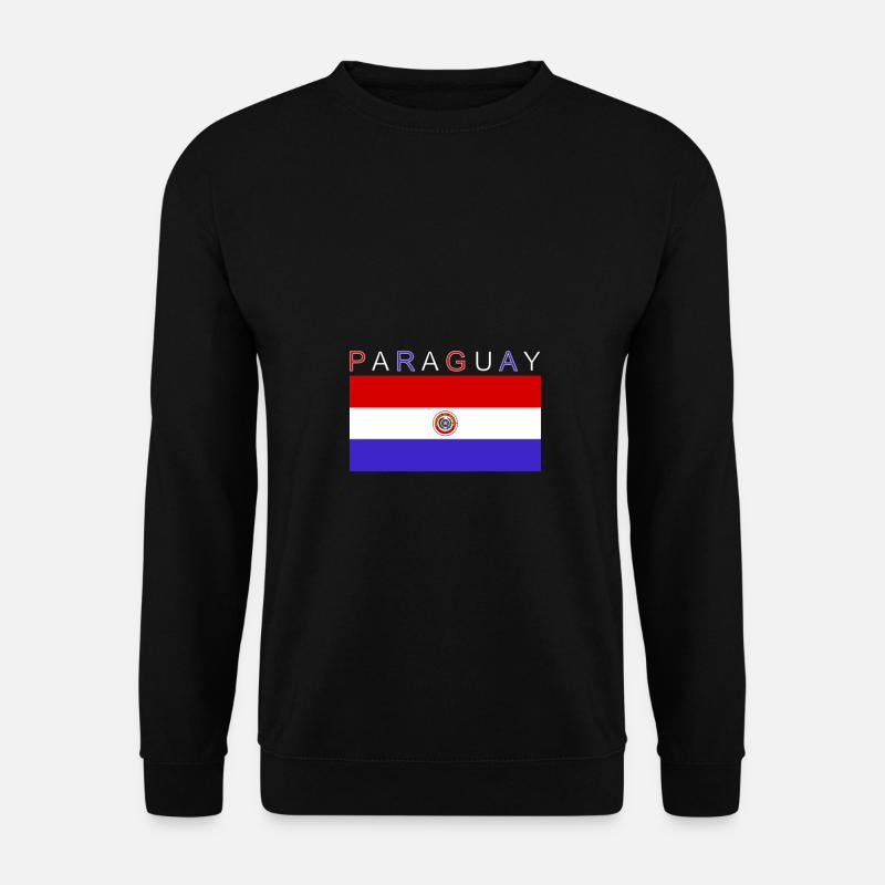 Paraguay Flagge - Unisex Pullover - Schwarz