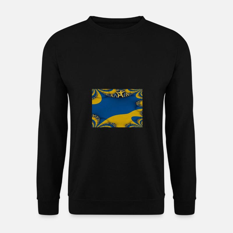 Ukraine Flagge Kunstdesign Kiew - Unisex Pullover - Schwarz