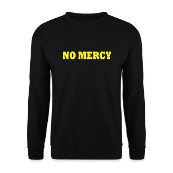 No mercy - Unisex Pullover - Schwarz - Vorne - Alina (178cm) & Michal (187cm)