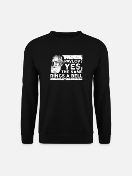 Pawlow Psychiater & Psychologie Spruch & Geschenk - Unisex Pullover - Schwarz