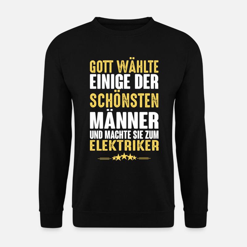 Elektriker - Elektriker - Unisex Pullover - Schwarz