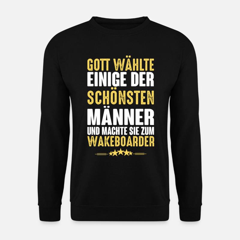 Wakeboard - Wakeboarder - Unisex Pullover - Schwarz