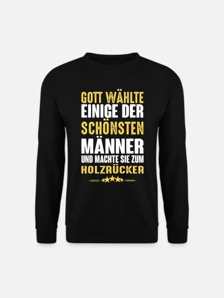 Holzrücker - Holzrücker - Unisex Pullover - Schwarz