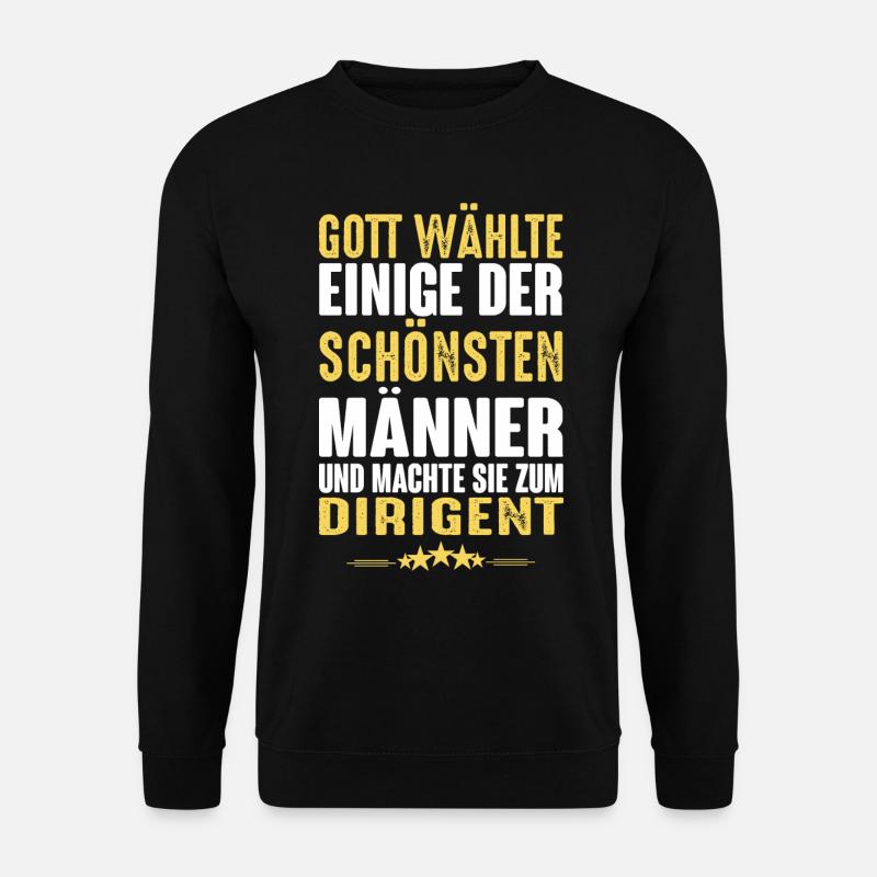 Dirigent - Unisex Pullover - Schwarz