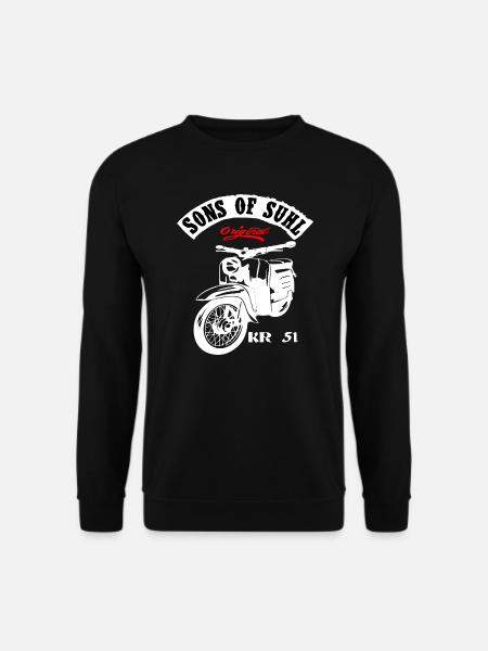 Simson Schwalbe Moped KR 51 - Unisex Pullover - Schwarz