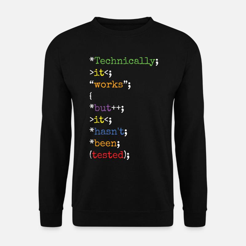 Software Ingenieur Informatiker Programmierer - Unisex Pullover - Schwarz