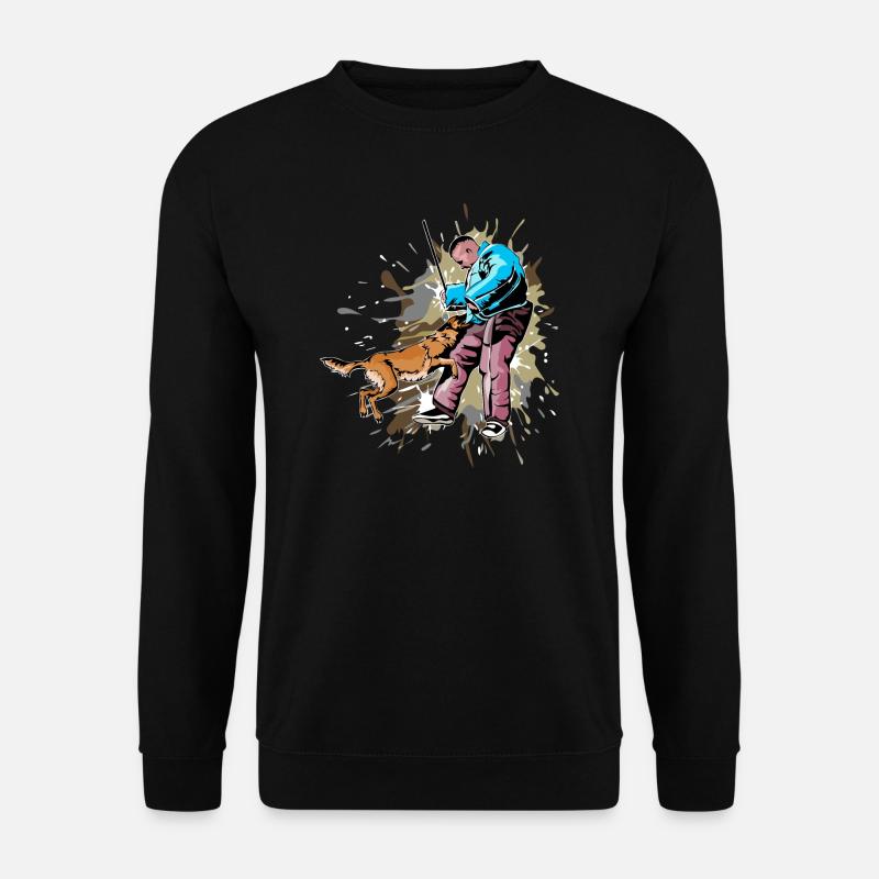 ring malinois - Sweat-shirt Unisexe - noir