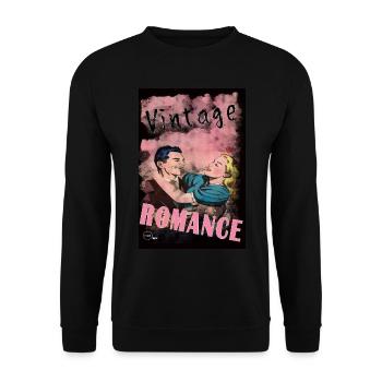 VINTAGE ROMANCE 2 BIS By Yume Origins - Sweat-shirt Unisexe - noir - Devant - Alina (178cm) & Michal (187cm)