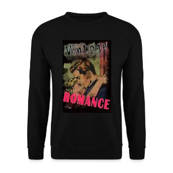 VINTAGE ROMANCE 5 By Yume Origins - Unisex Sweatshirt - black - Front - Alina (178cm) & Michal (187cm)