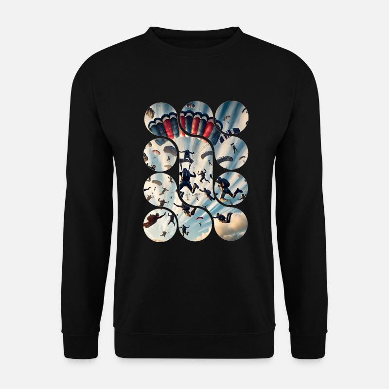 Luftabstieg - Unisex Pullover - Schwarz